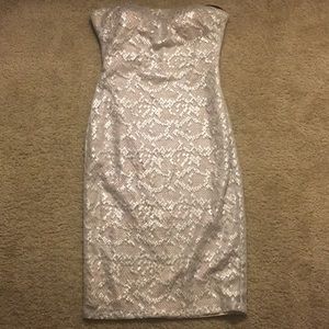 Silver/lavender medium bebe dress